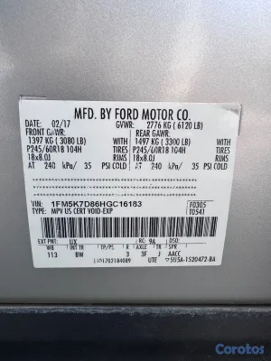 2017 Ford Explorer — foto 9 / 12