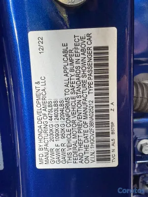 2022 Honda Accord — foto 2 / 11