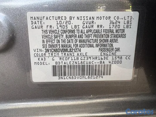 2021 Nissan Versa — foto 10 / 10