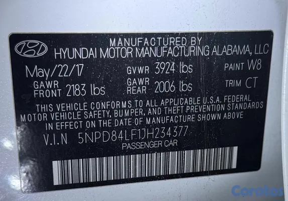 2018 Hyundai Elantra — foto 10 / 10
