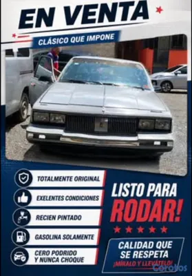 1984 Oldsmobile Coutlas Cierra-para coleccionistas
