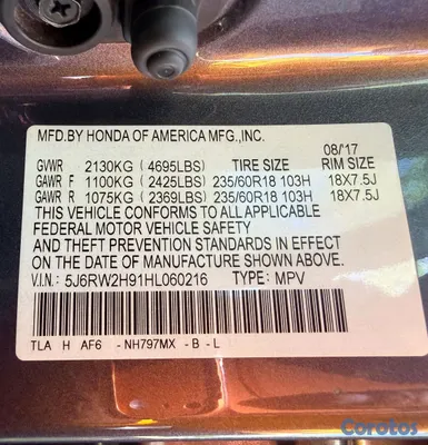 2017 Honda Crv — foto 8 / 12