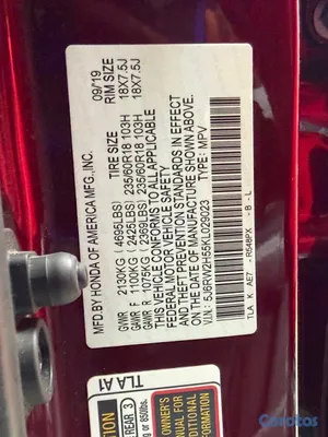 2019 Honda Crv — foto 9 / 9