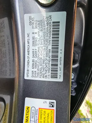 2020 Honda Accord — foto 9 / 12