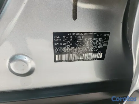 2020 Subaru Outback — foto 7 / 13