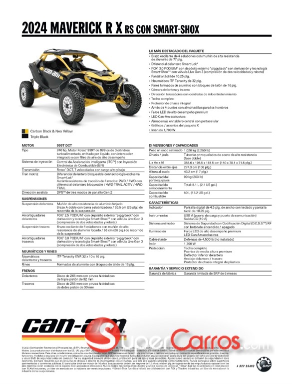 2024 Can Am Maverick R X RS SMART-SHOX — foto 6 / 6