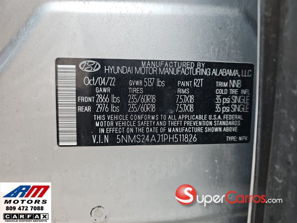 2023 Hyundai Santa Fe — foto 2 / 9