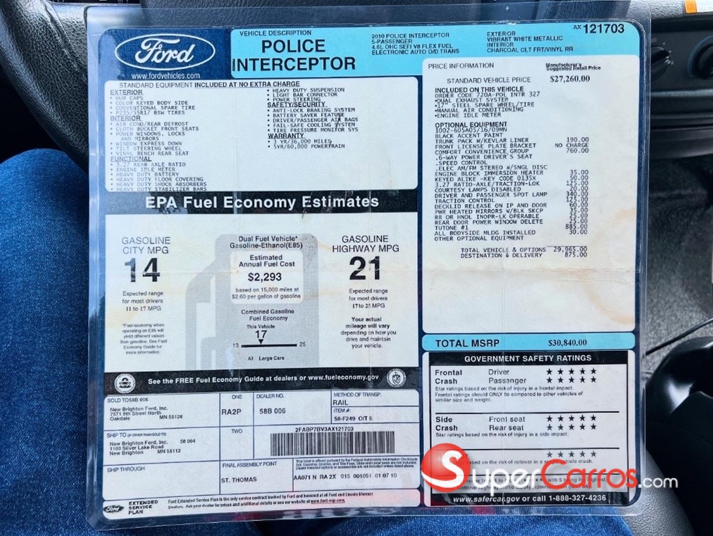 2010 Ford Crown Victoria Police Interceptor — foto 3 / 12