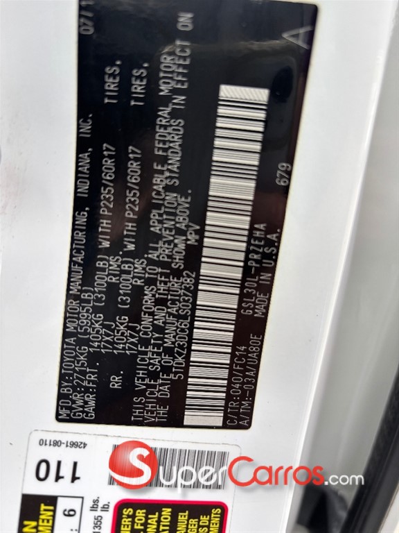 2020 Toyota Sienna LE — foto 11 / 11