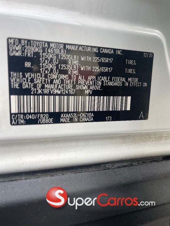 2021 Toyota RAV4 LE — foto 8 / 10