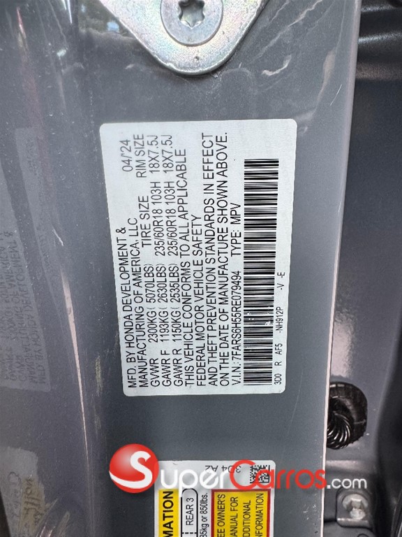2024 Honda CR-V Sport Hybrid — foto 12 / 12