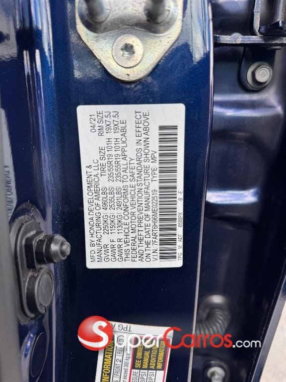 2021 Honda CR-V Touring Hybrid — foto 11 / 11