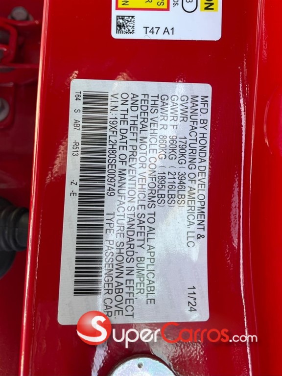2025 Honda Civic Sport — foto 12 / 12