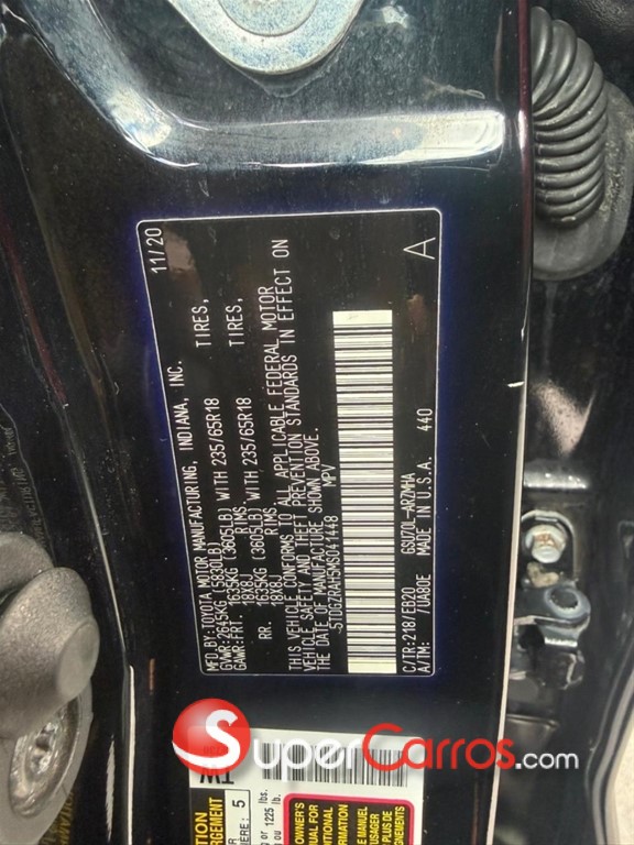 2021 Toyota Highlander XLE — foto 10 / 12