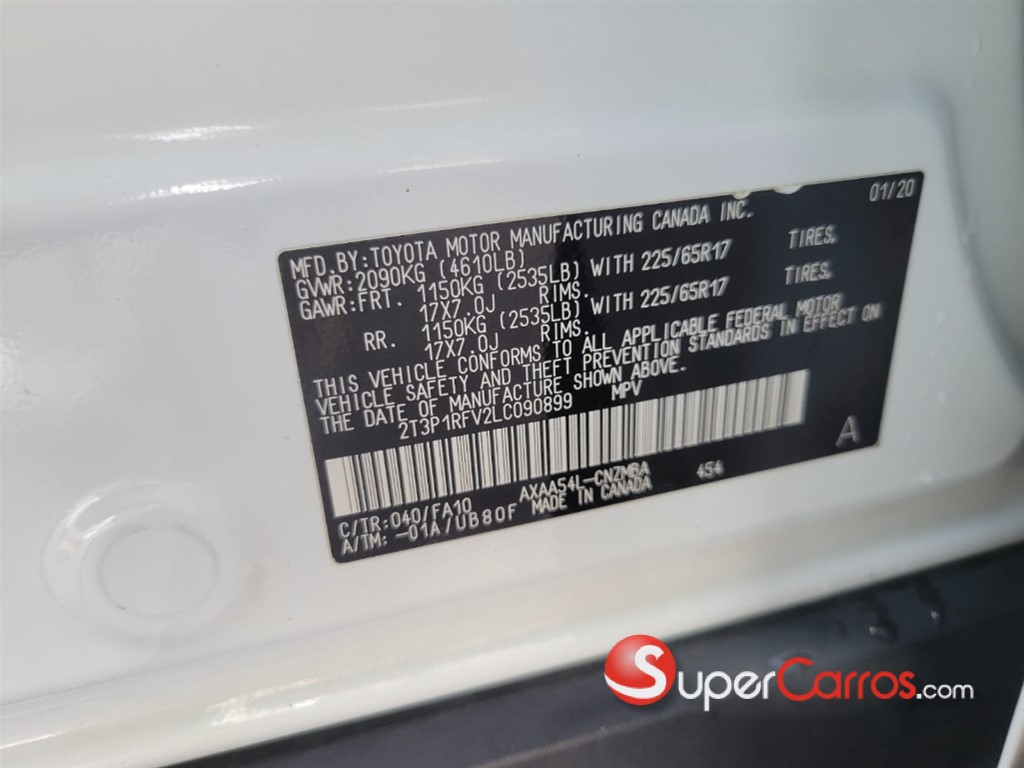 2020 Toyota RAV4 XLE — foto 9 / 12