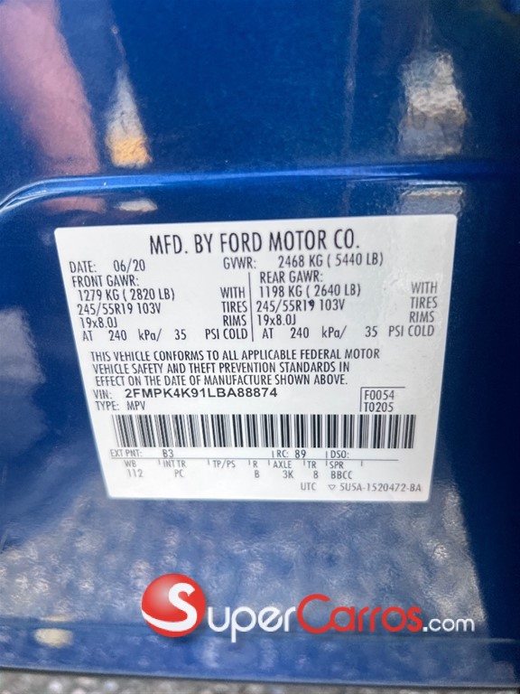 2020 Ford EDGE Titanium — foto 6 / 12