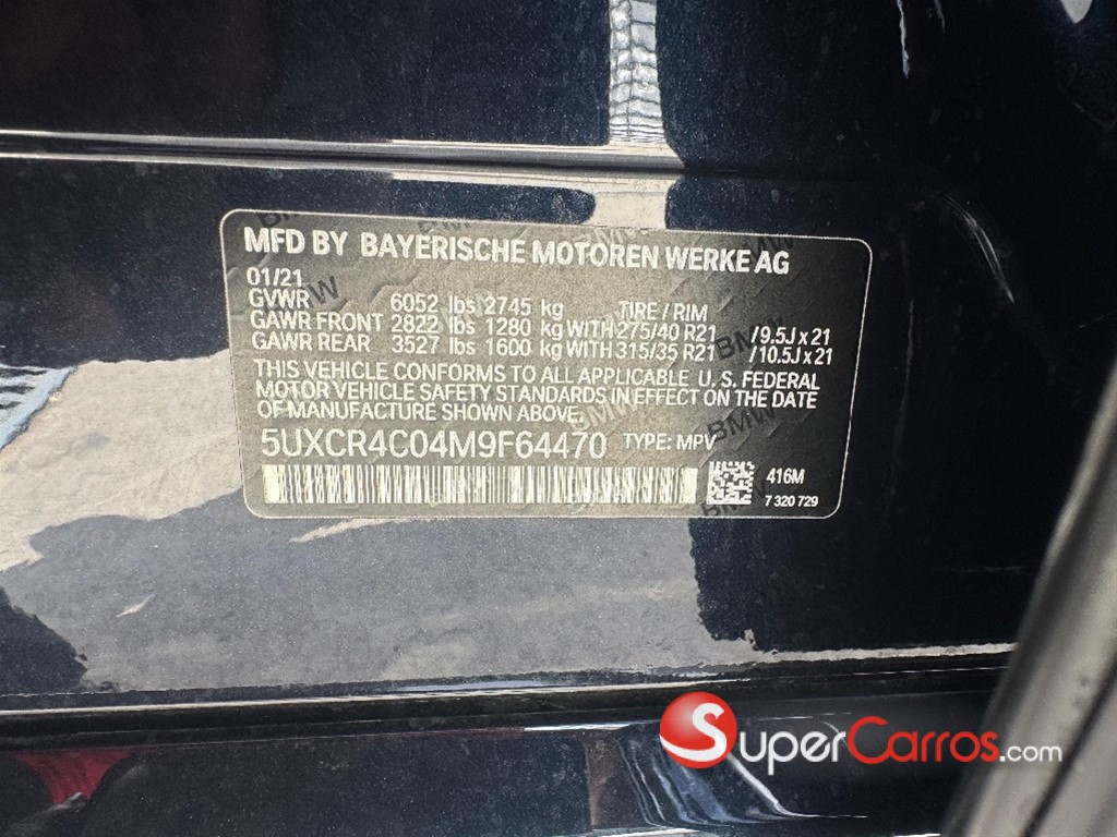 2021 BMW X 5 SDRIVE 40i — foto 10 / 10