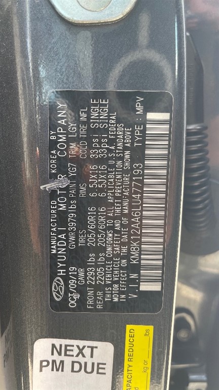 2020 Hyundai KONA — foto 9 / 12