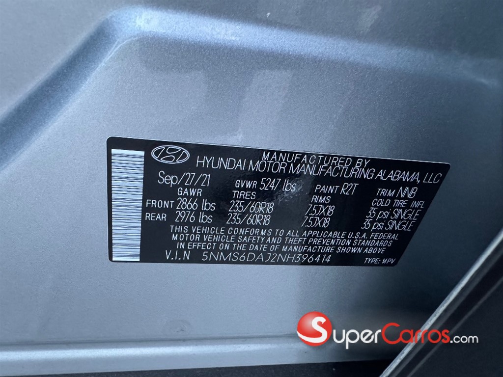 2022 Hyundai Santa Fe SEL — foto 10 / 11