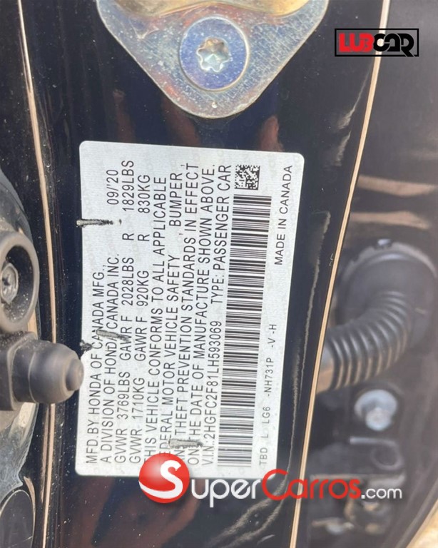 2020 Honda Civic Sport — foto 6 / 7