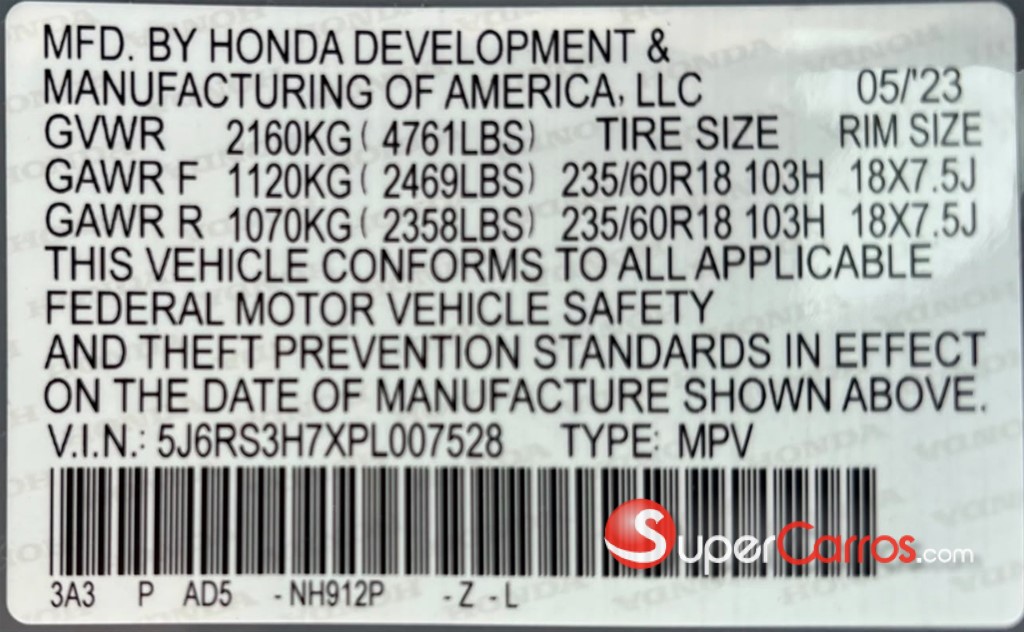 2023 Honda CR-V EXL — foto 7 / 12