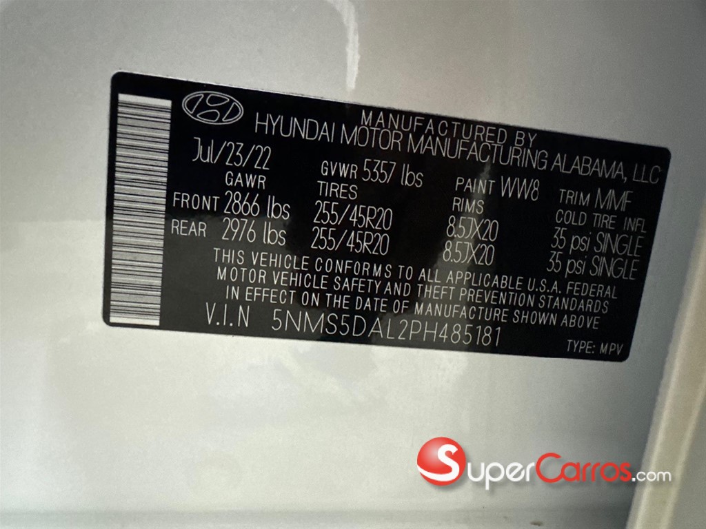 2023 Hyundai Santa Fe Calligraphy — foto 9 / 9