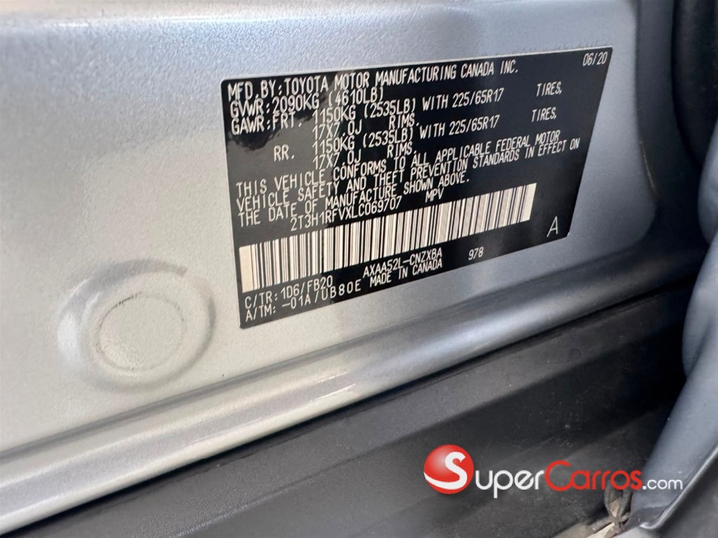 2020 Toyota RAV4 LE PLUS — foto 5 / 11
