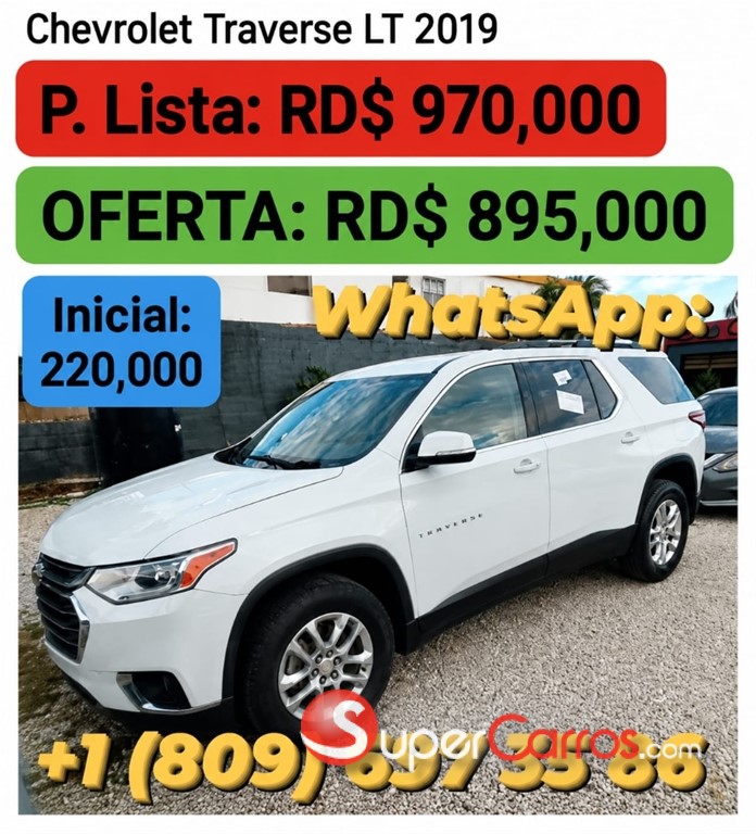2019 Chevrolet Traverse LT — foto 8 / 8