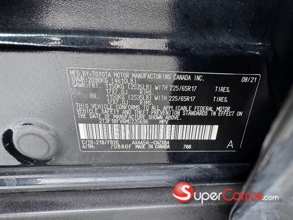 2021 Toyota RAV4 LE PLUS — foto 4 / 11