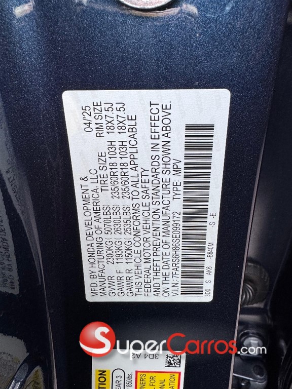 2025 Honda CR-V Sport L Hybrid — foto 7 / 11