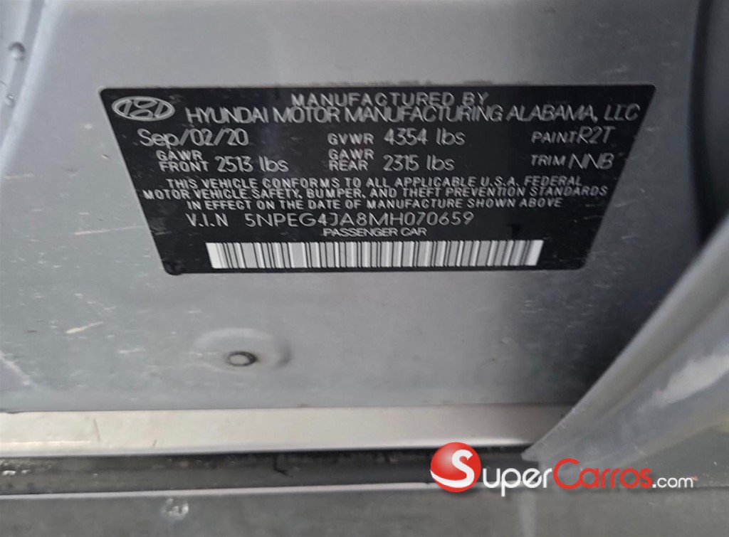 2021 Hyundai Sonata — foto 11 / 12