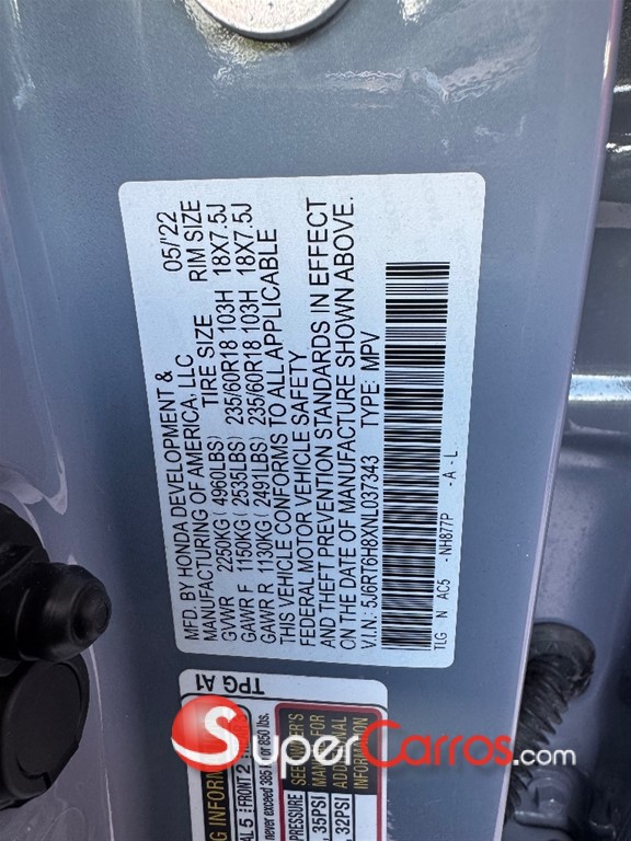 2022 Honda CR-V EXL Hybrid — foto 11 / 11