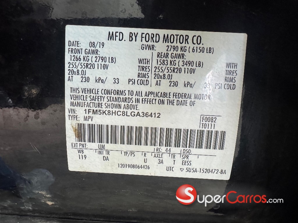 2020 Ford Explorer Platinum — foto 10 / 11