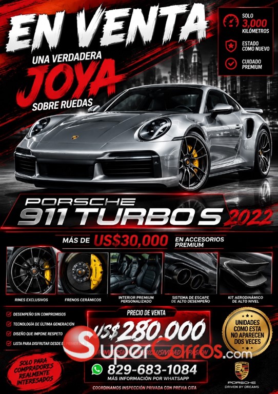 2022 Porsche 911 Turbo S — foto 2 / 3