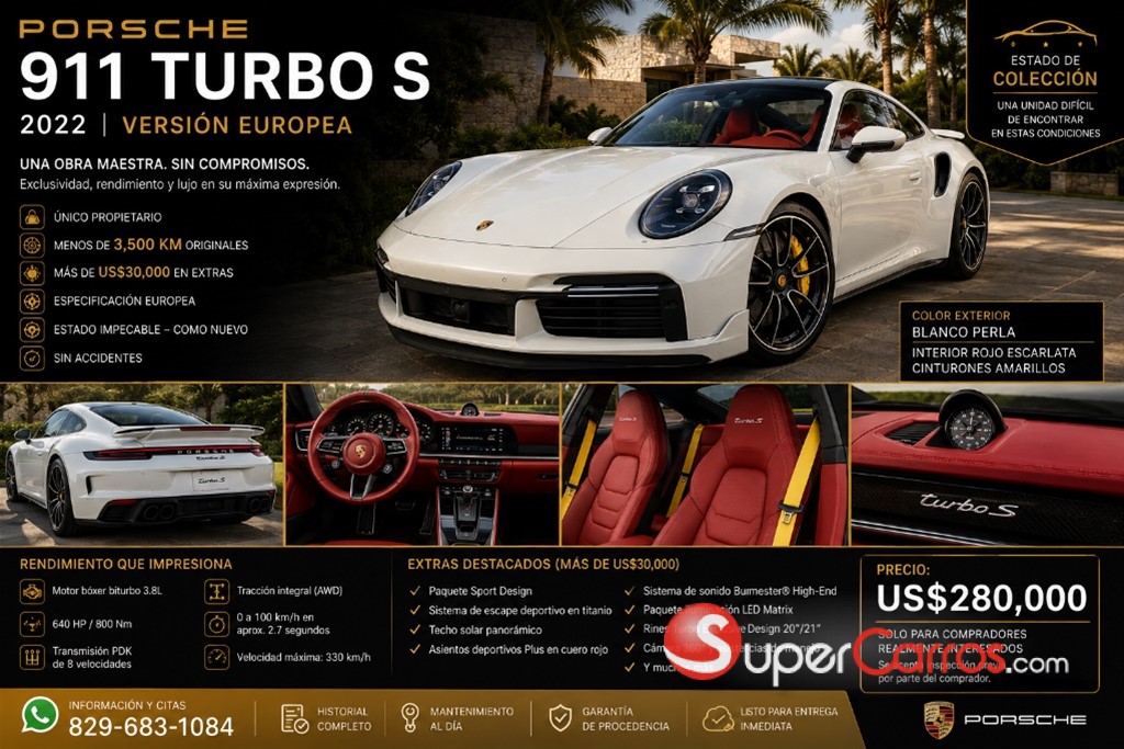 2022 Porsche 911 Turbo S — foto 3 / 3