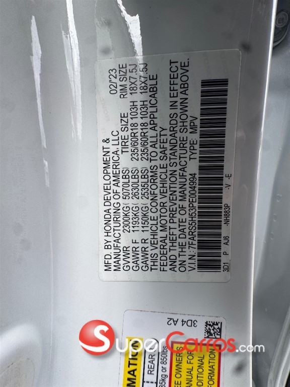 2023 Honda CR-V Hybrid — foto 8 / 11