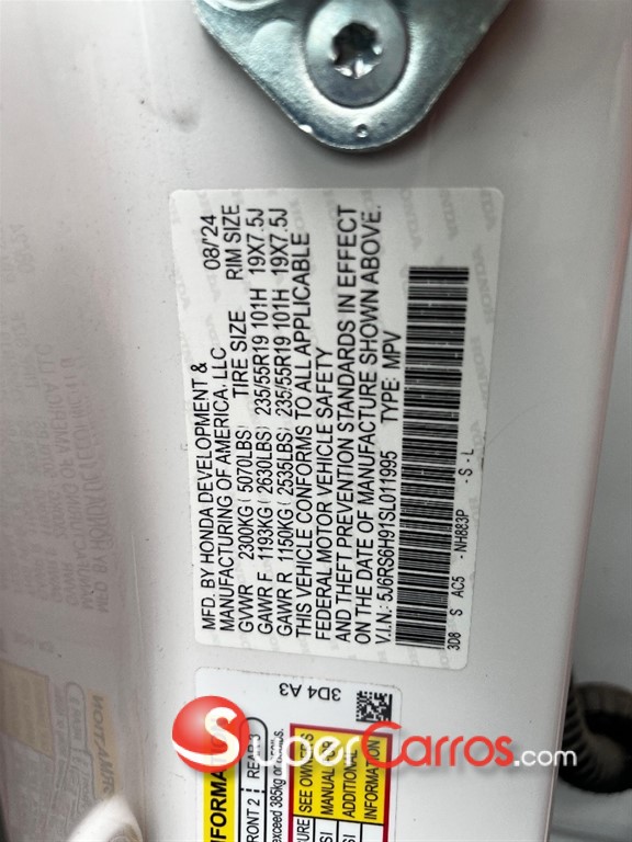 2025 Honda CR-V Sport Touring Hybrid — foto 11 / 12