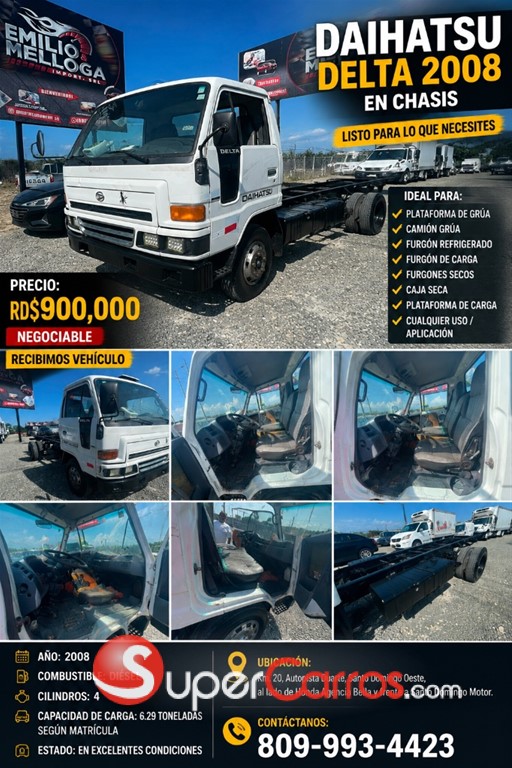 2008 Daihatsu Delta Cama larga