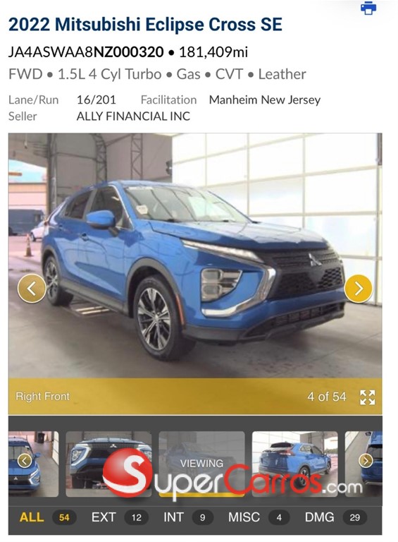 2022 Mitsubishi Motors Eclipse Cross