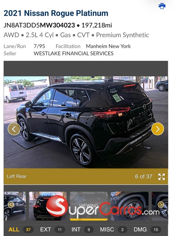 2021 Nissan Rogue Platinum