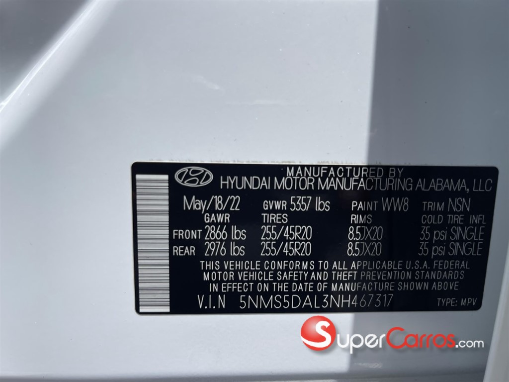 2022 Hyundai Santa Fe Sport — foto 10 / 12