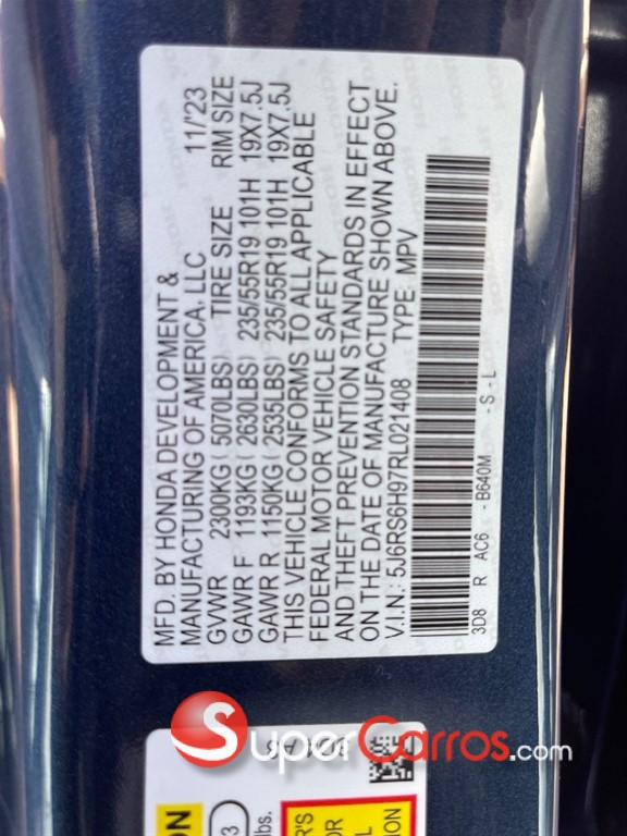 2024 Honda CR-V Sport Touring Hybrid — foto 11 / 11