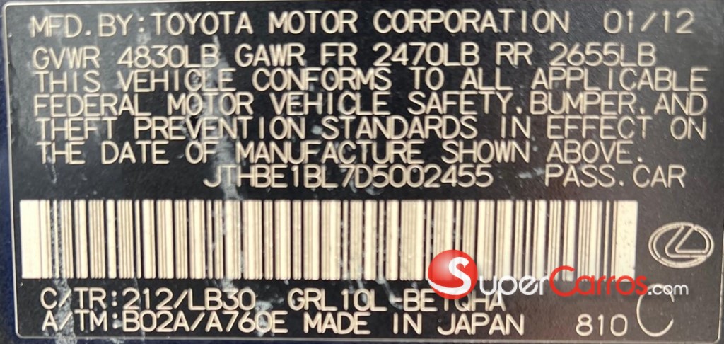 2013 Lexus GS 350 — foto 12 / 12