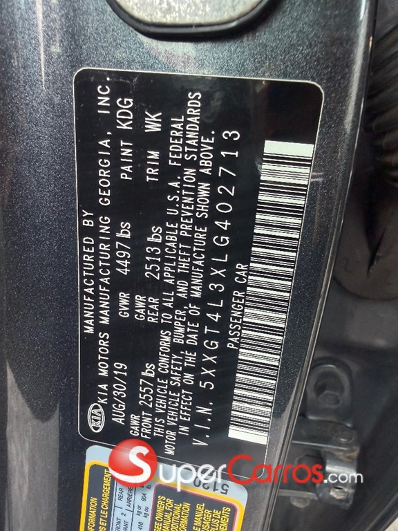 2020 Kia Optima FE — foto 11 / 12