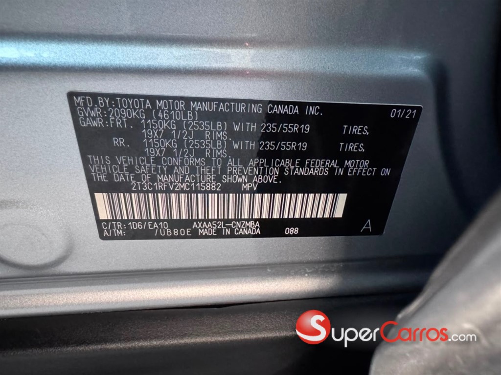 2021 Toyota RAV4 XLE Premium — foto 10 / 11
