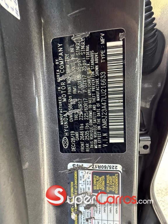 2020 Hyundai Tucson SE — foto 9 / 11