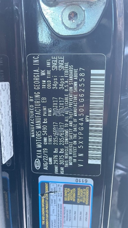2020 Kia Sorento LX — foto 12 / 12