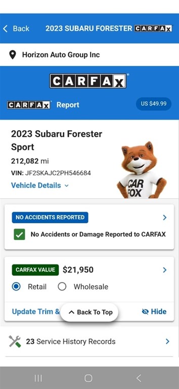 2023 Subaru Forester SPORT — foto 12 / 12