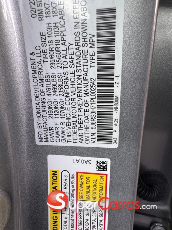 2023 Honda CR-V EXL — foto 10 / 12
