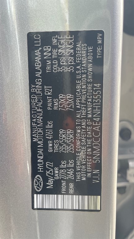 2022 Hyundai Tucson SEL — foto 11 / 12